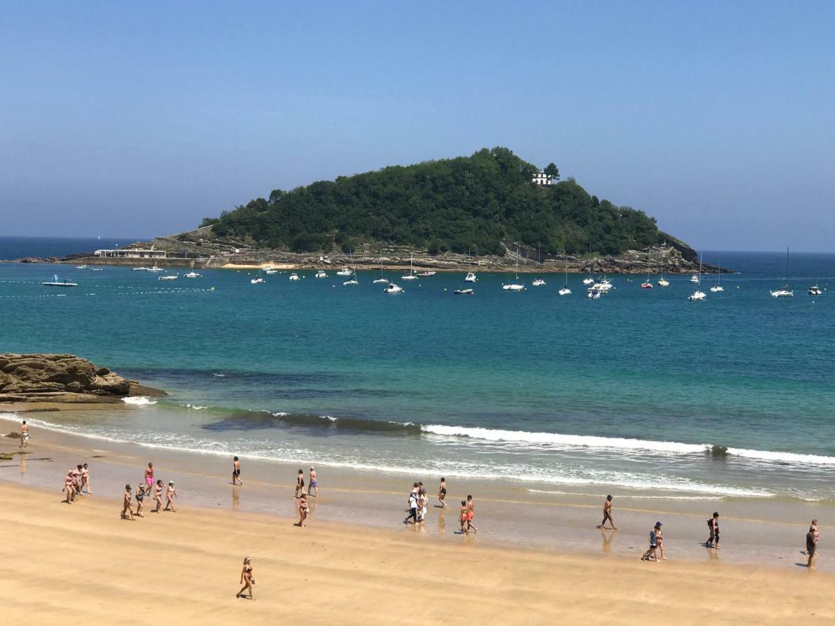 La Madame On La Concha Beach, Seaview Apartment San Sebastian Buitenkant foto