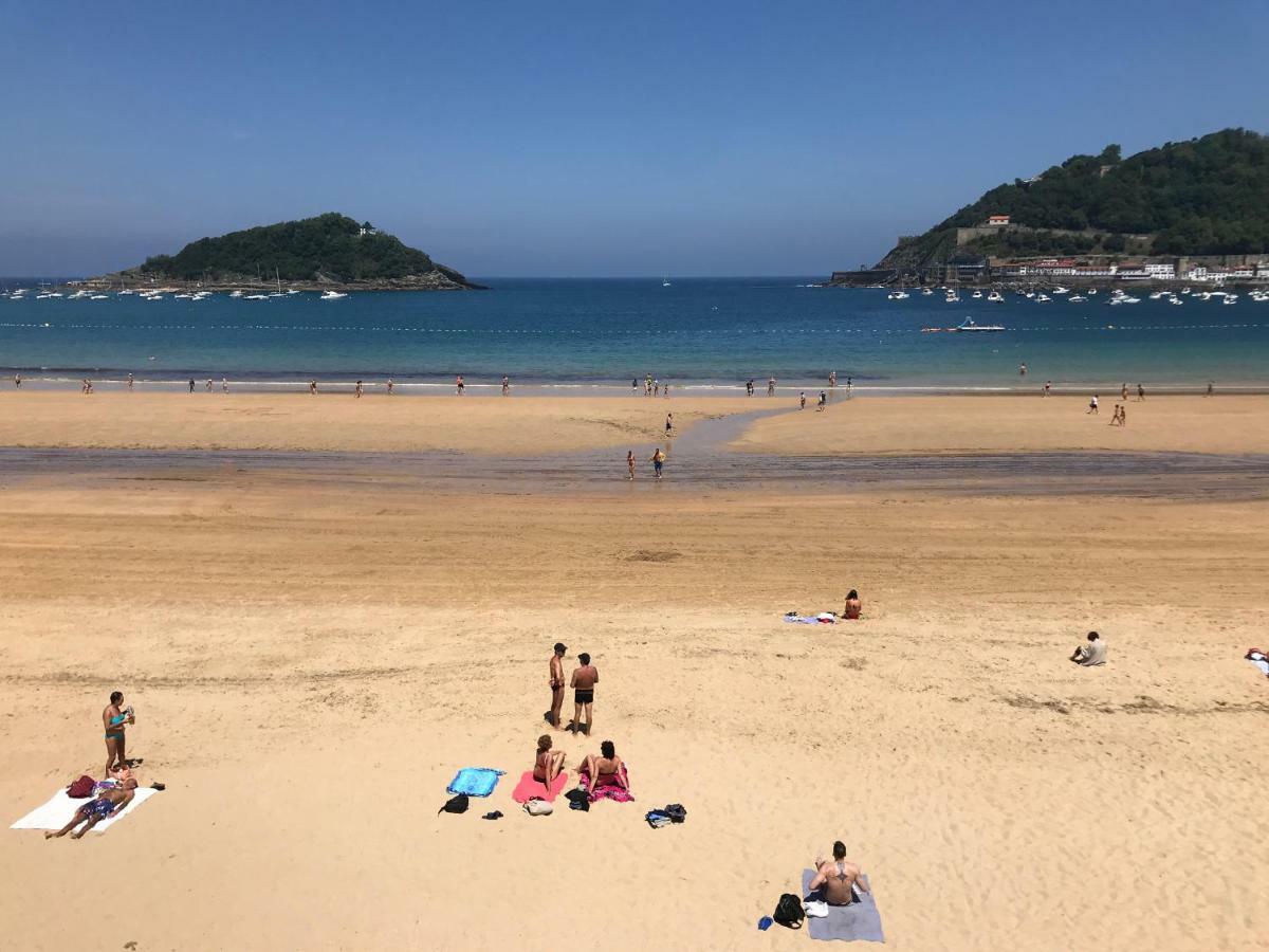 La Madame On La Concha Beach, Seaview Apartment San Sebastian Buitenkant foto