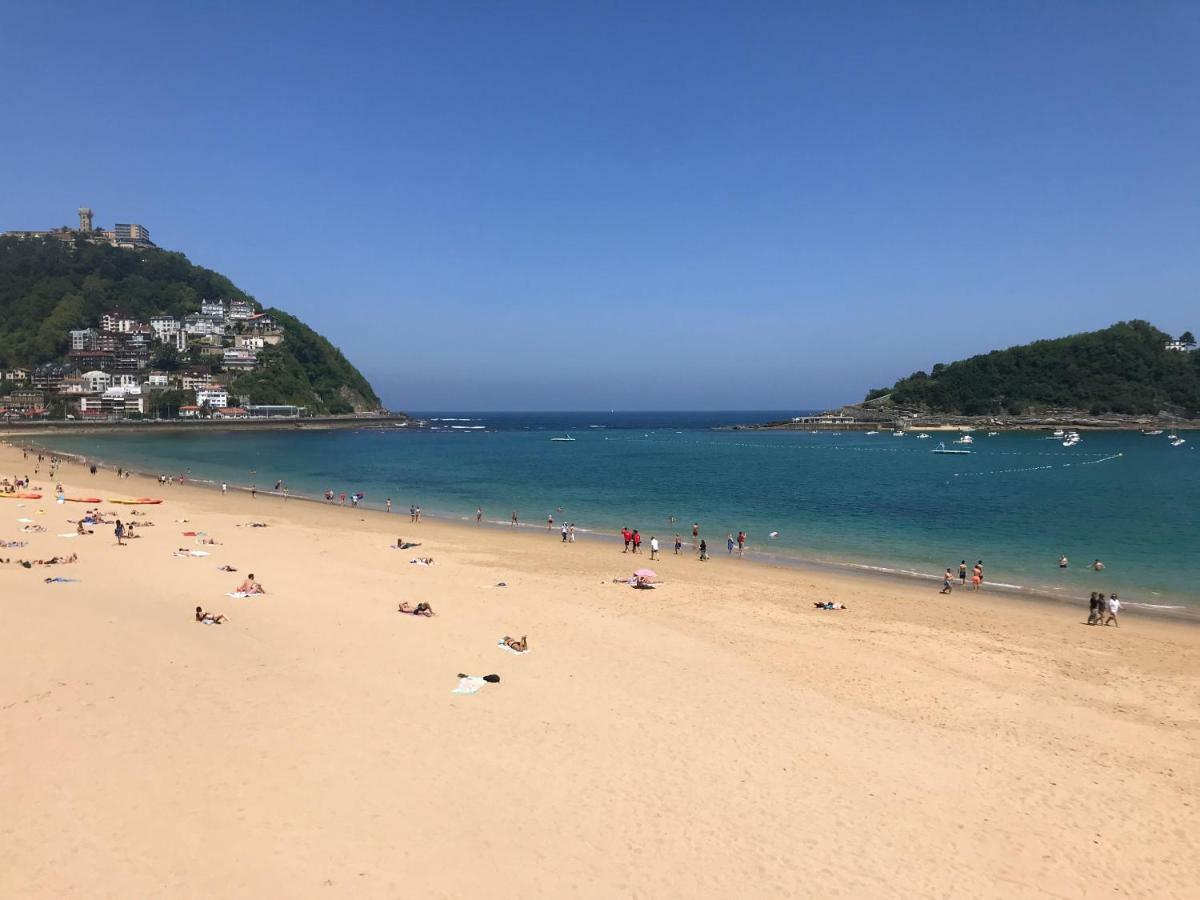La Madame On La Concha Beach, Seaview Apartment San Sebastian Buitenkant foto
