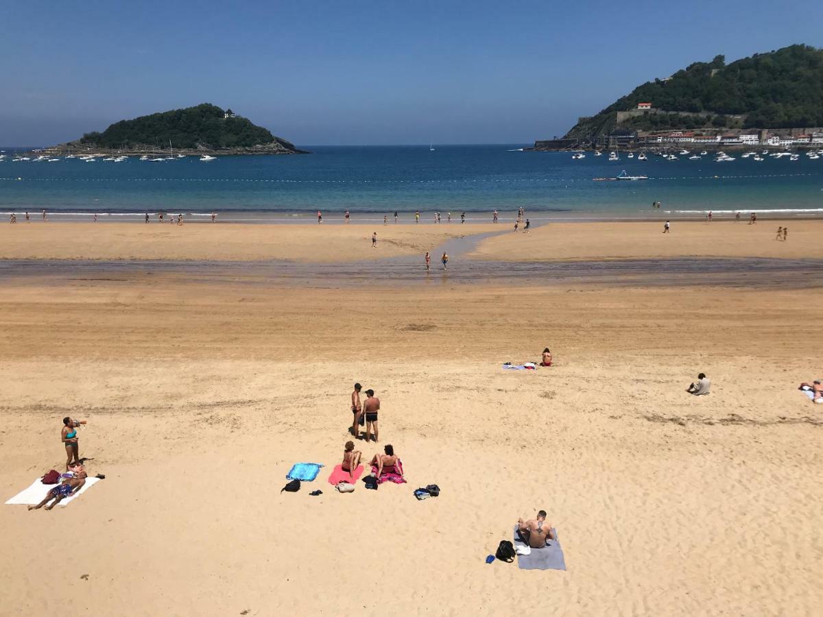 La Madame On La Concha Beach, Seaview Apartment San Sebastian Buitenkant foto