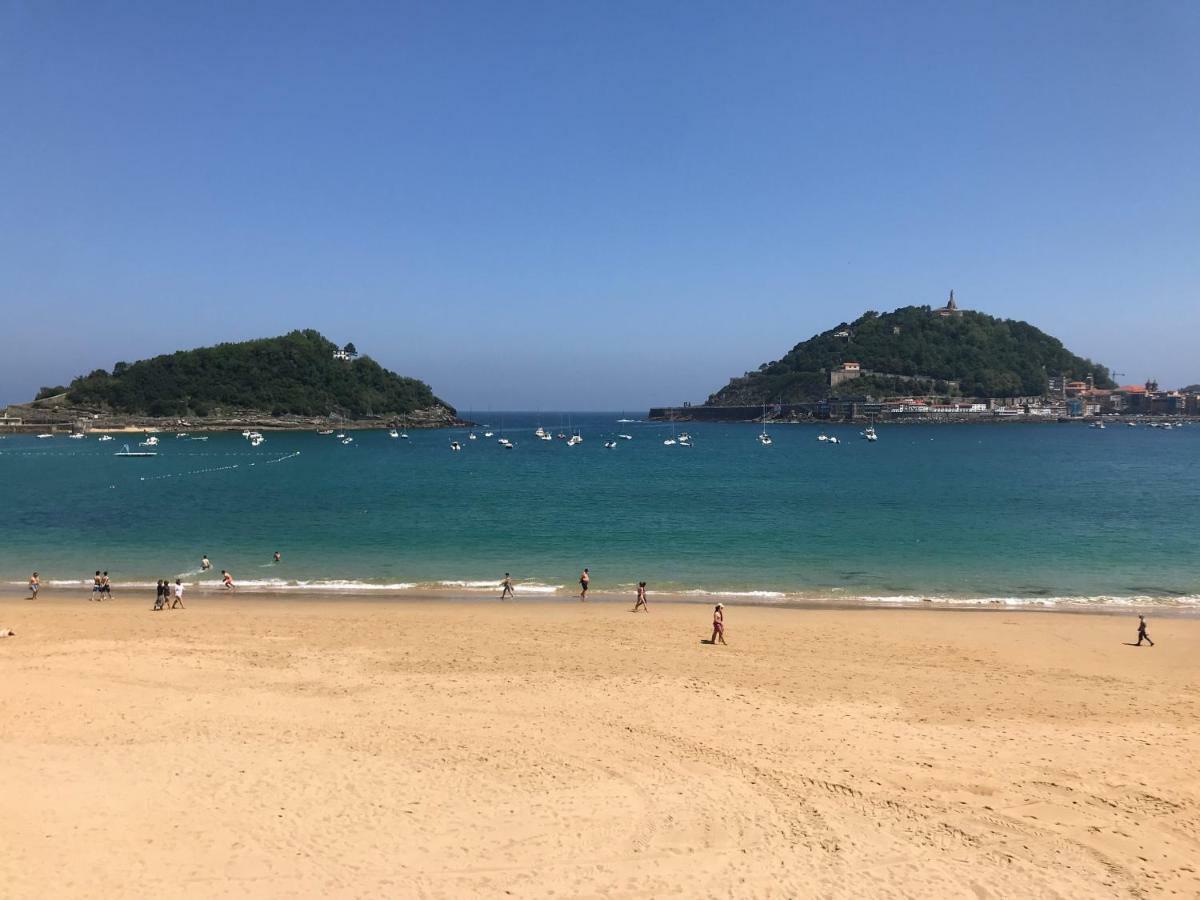 La Madame On La Concha Beach, Seaview Apartment San Sebastian Buitenkant foto